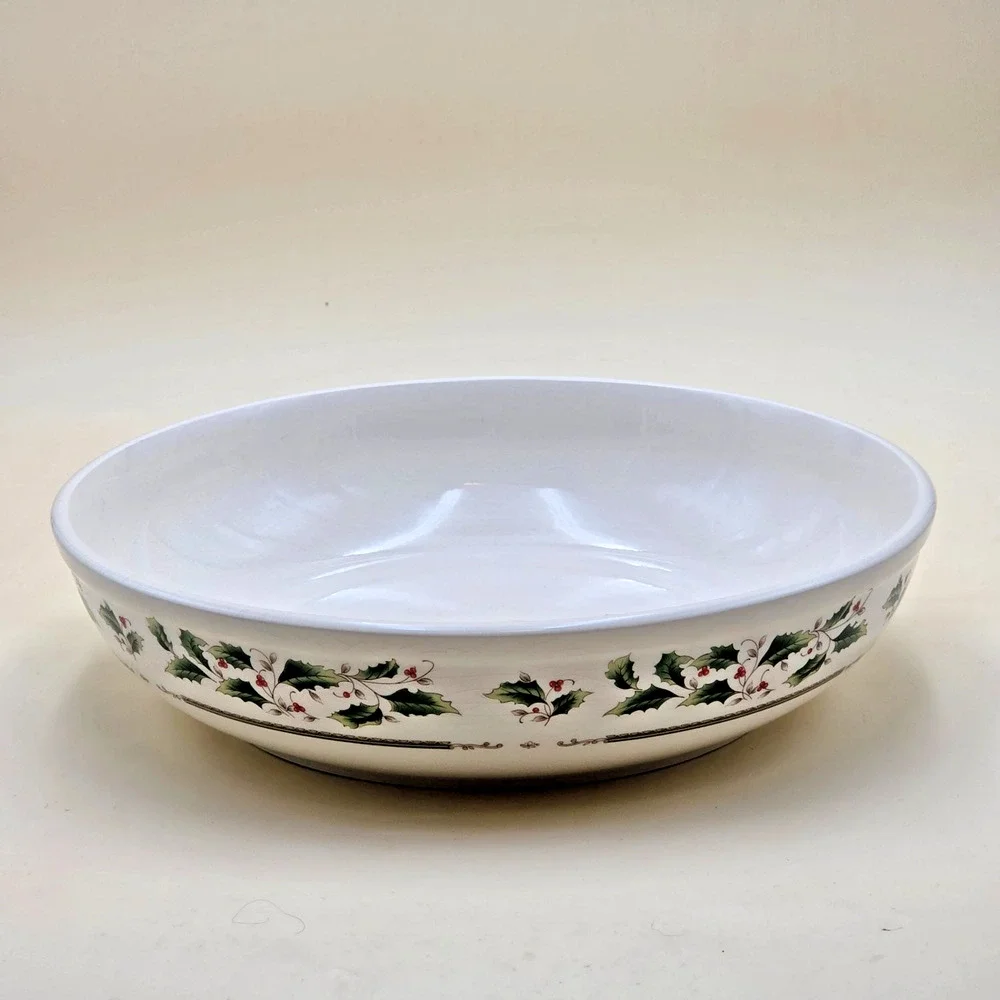 Royal Limited Holly Holiday Pasta Bowl 12